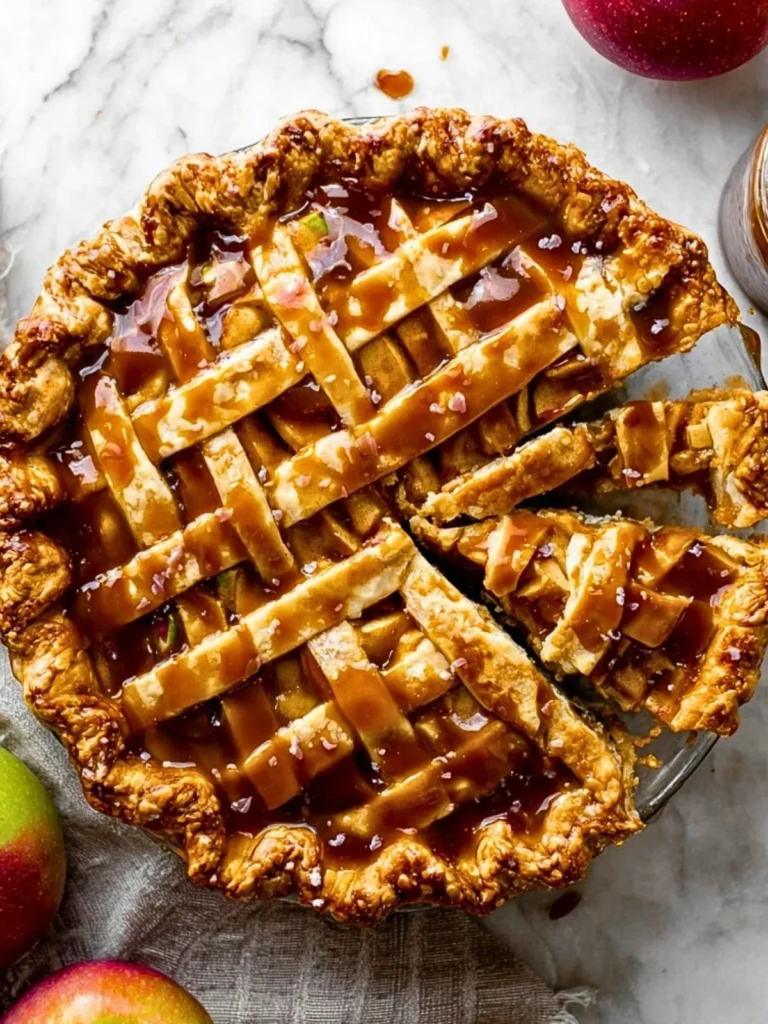 Salted Caramel Apple Pie - 2