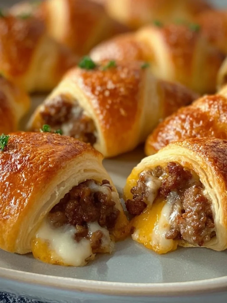 Sausage Cream Cheese Crescents