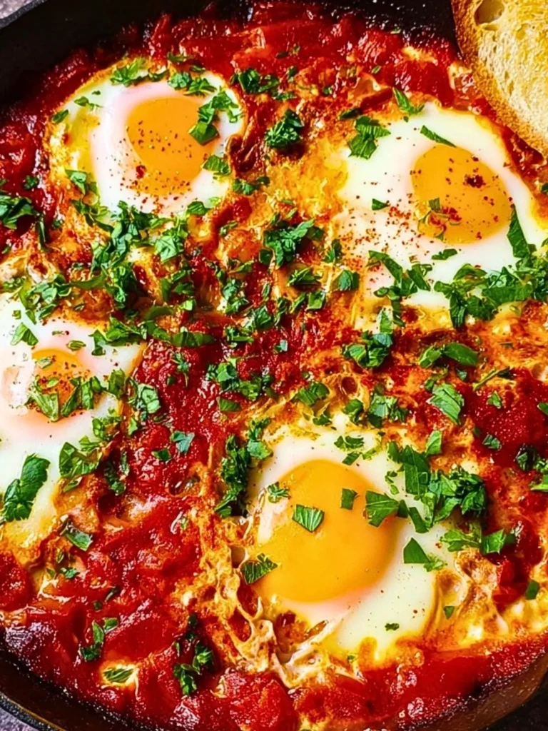 Shakshuka (Eggs in Spiced Tomato Sauce)