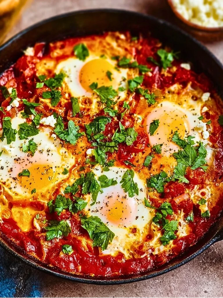 Shakshuka (Eggs in Spiced Tomato Sauce)