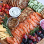 Smoked Salmon Charcuterie Board