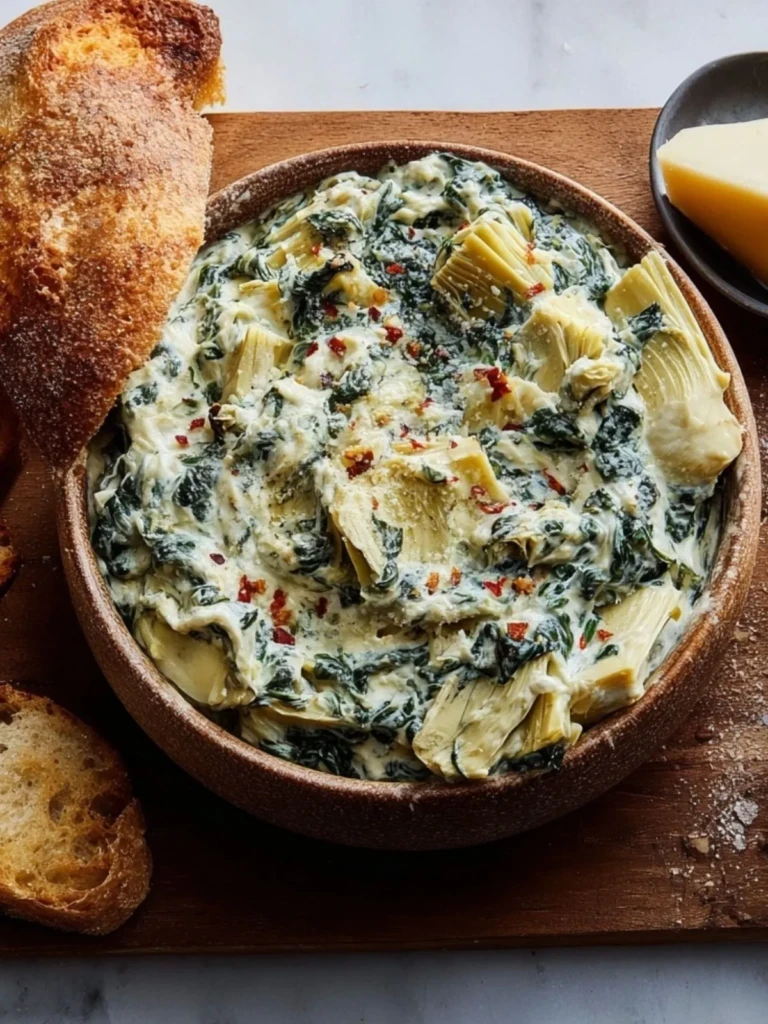 Stovetop Spinach-Artichoke Dip