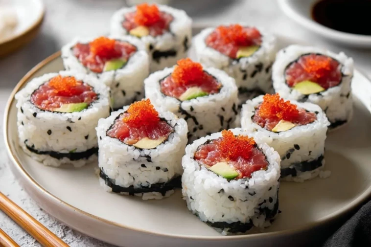 Sushi Bites (California Rolls & Spicy Tuna)
