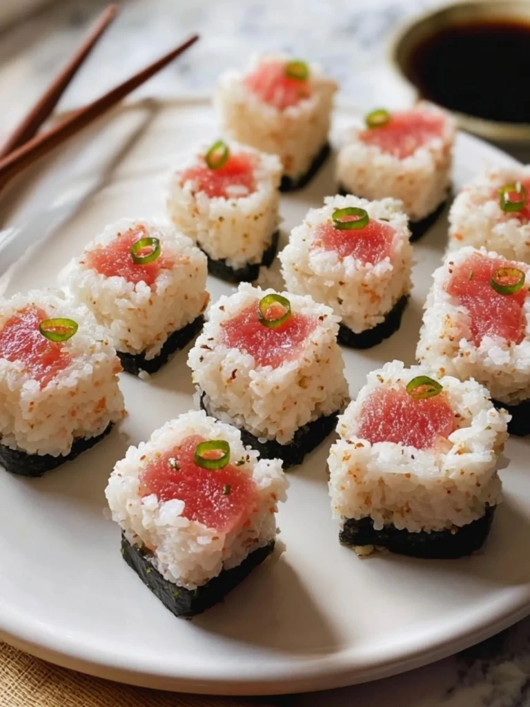 Sushi Bites (California Rolls & Spicy Tuna)