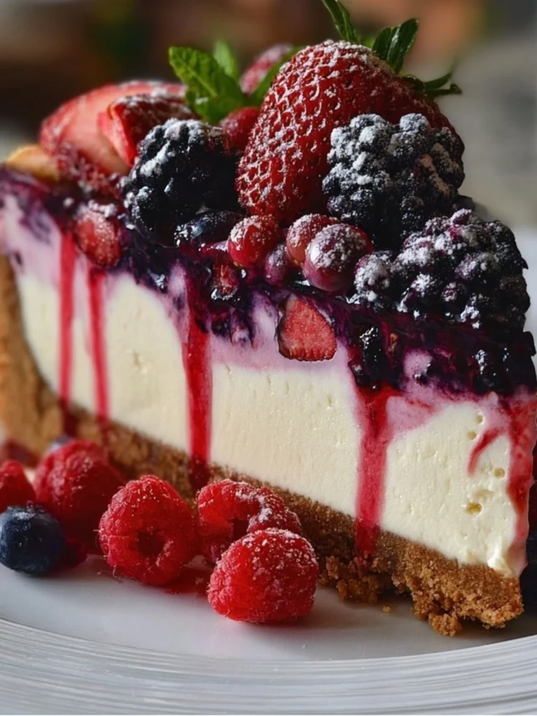 Triple Berry Cheesecake - 2