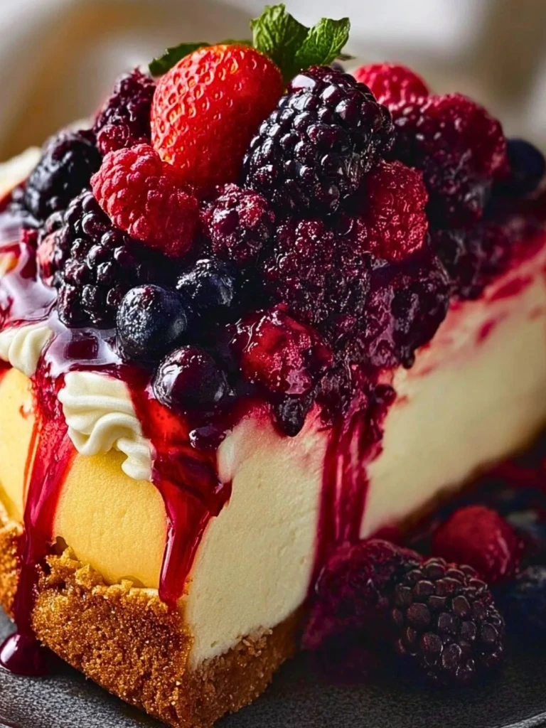 Triple Berry Cheesecake - 3