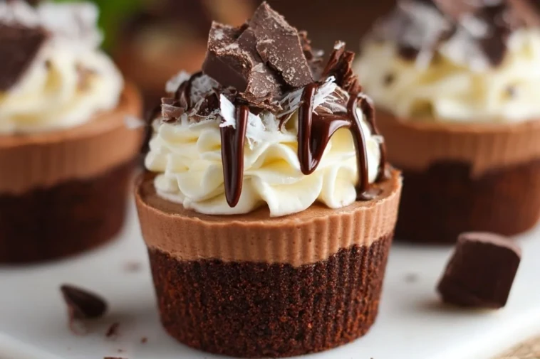Triple Chocolate Mousse Cups