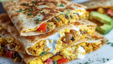 Vegan Breakfast Quesadillas