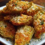 Crispy Parmesan Artichoke Hearts