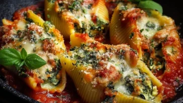 Herb & Zucchini Stuffed Jumbo Shells