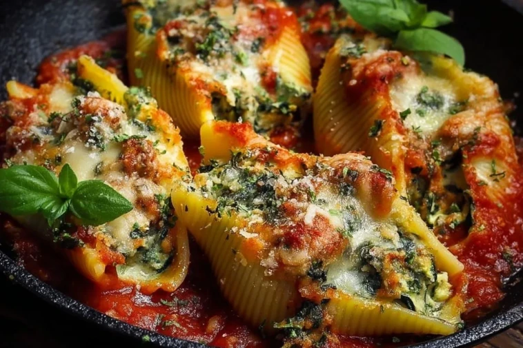 Herb & Zucchini Stuffed Jumbo Shells