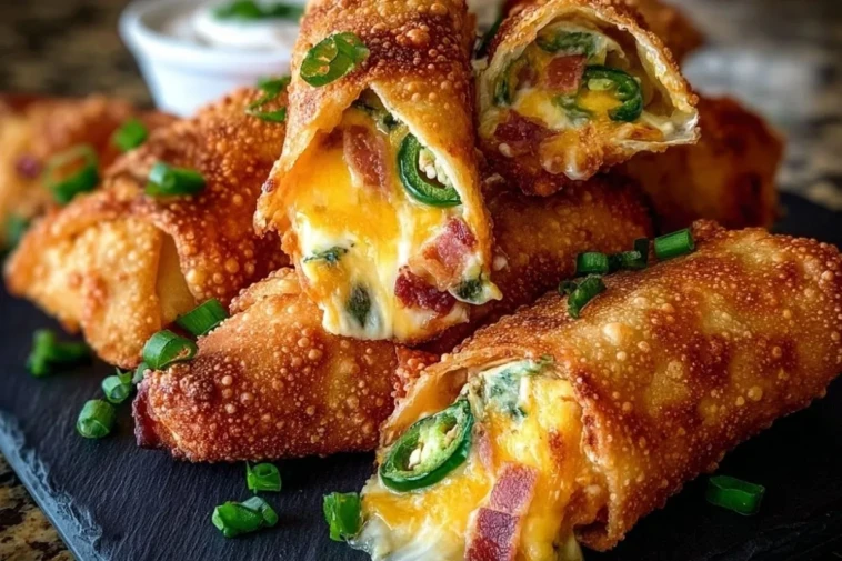 Jalapeno Popper Egg Rolls