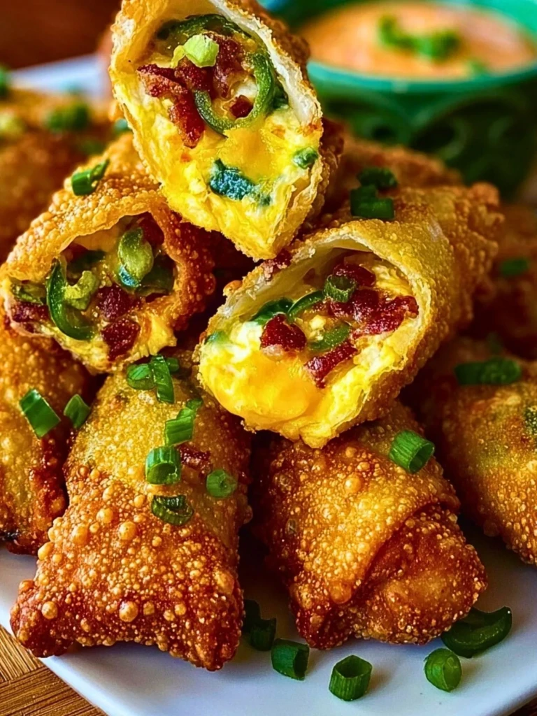 Jalapeno Popper Egg Rolls