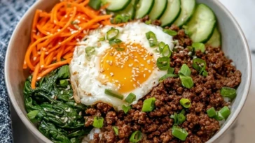 Korean Ground Beef Bowl
