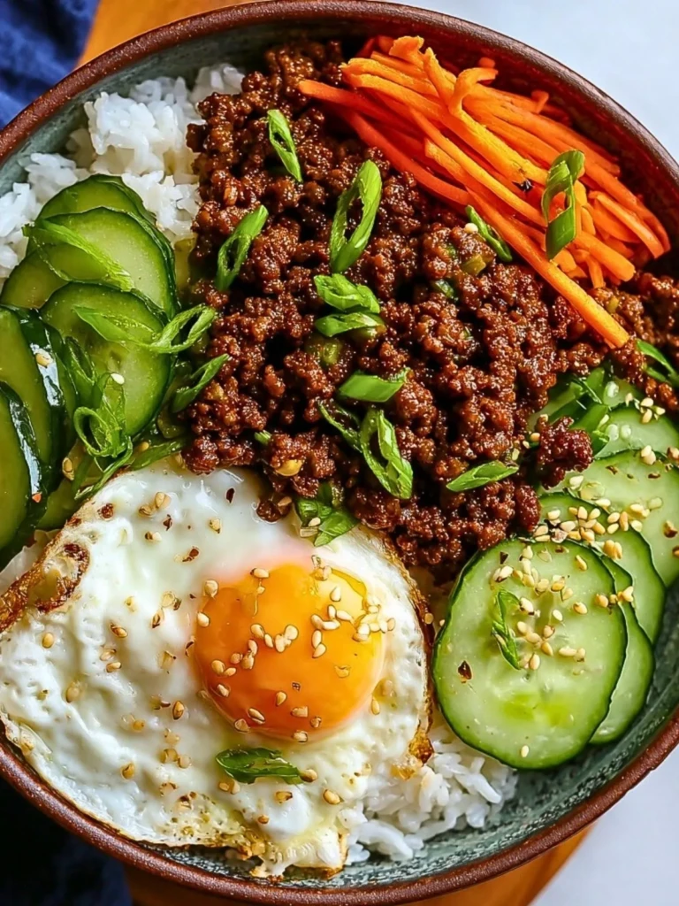 Korean Ground Beef Bowl