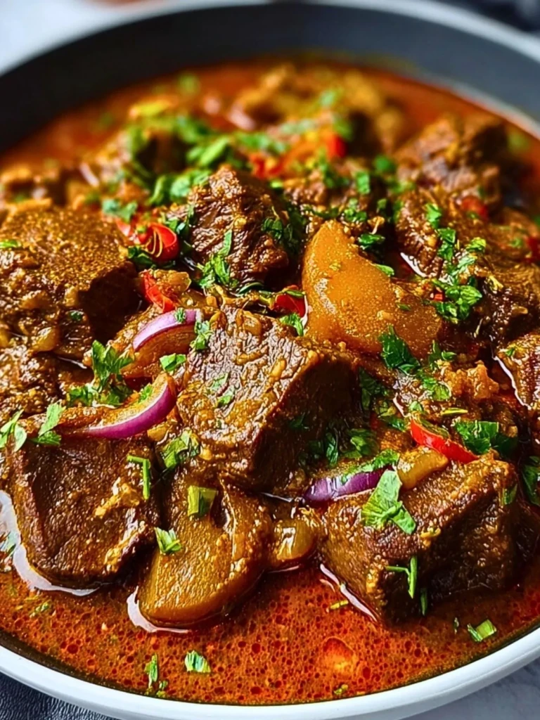Nigerian Beef Stew: Rich, Spicy & Flavorful