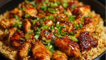 One-Pan Bold Honey BBQ Chicken Rice