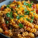 One Pot Beef Taco Pasta