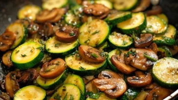 Sautéed Zucchini and Mushrooms