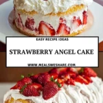 Strawberry Angel Cake - Pin 1