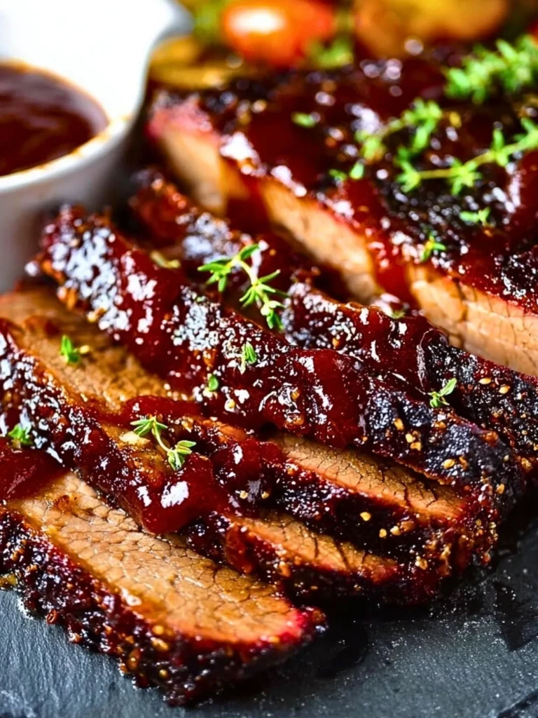 Tender Brisket with Homemade Barbecue Sauce