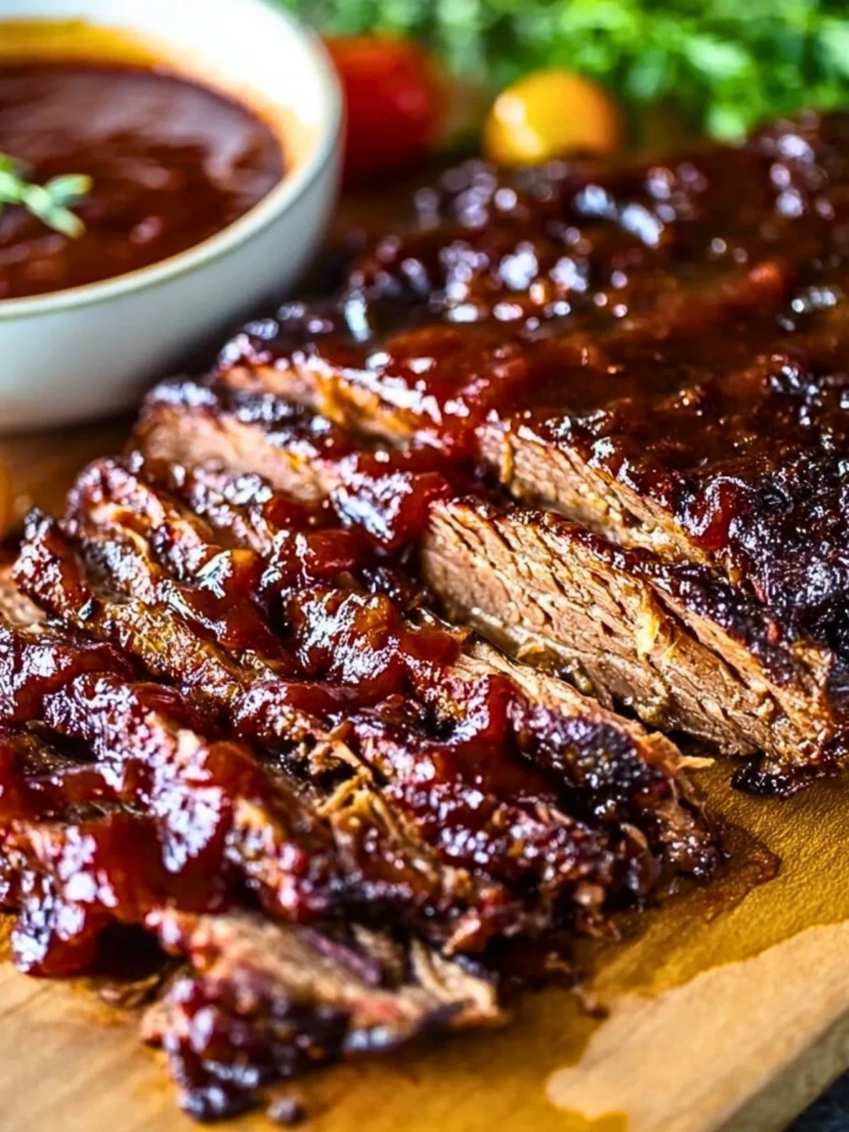 Tender Brisket with Homemade Barbecue Sauce