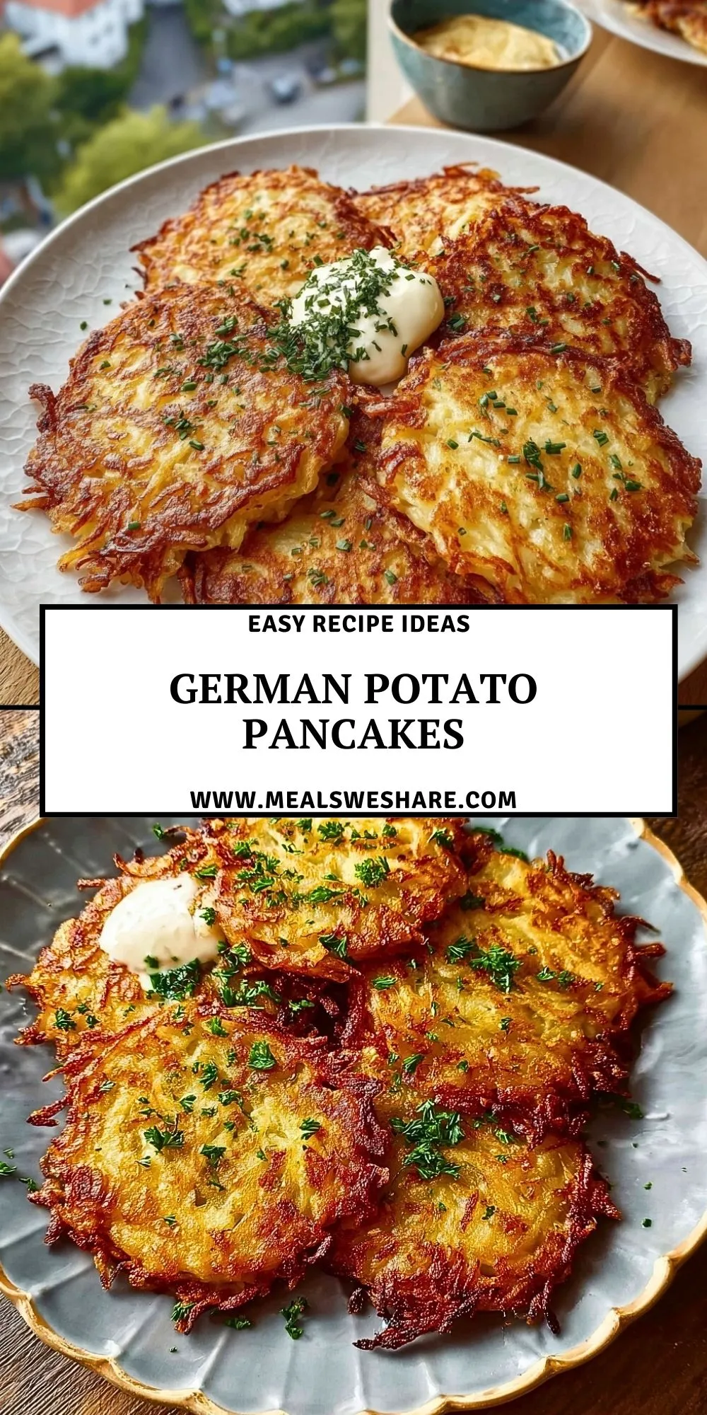 German Potato Pancakes - Pin 1